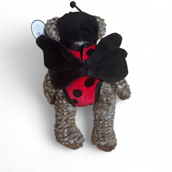 2 Ty Attic Treasures "Bugsy" Bear Ladybug Costume - Picture 3 of 8